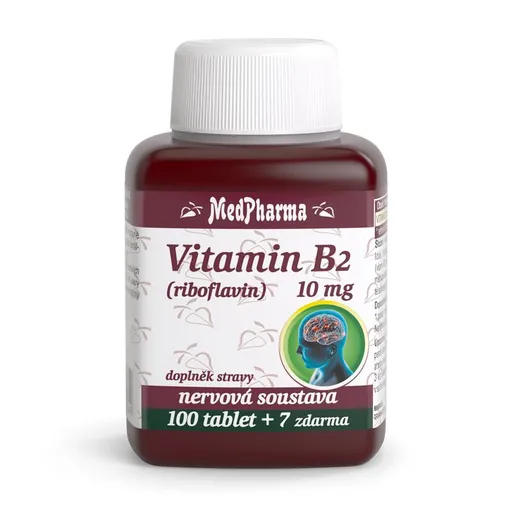 MedPharma Vitamin B2 (riboflavin) 10 mg 107 tablet