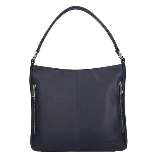 Kožená dámská kabelka přes rameno SendiDesign Alice - tmavě modrá