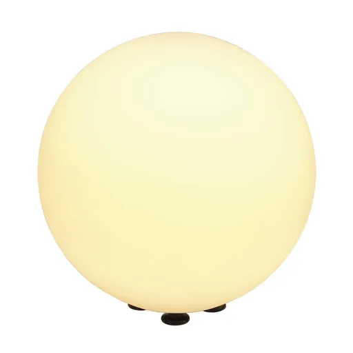 SLV BIG WHITE ROTOBALL FLOOR 40, venkovní stojací lampa, TC-(D,H,T,Q)SE, IP44, koule, bílá, pr. 40 cm, max. 24 W 227220