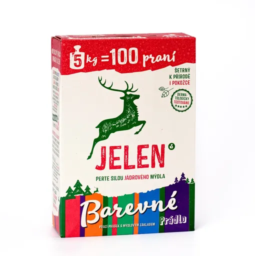 Jelen Prací prášek na barevné prádlo 5 kg