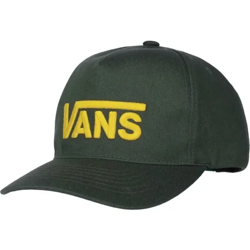 Vans DROP V LOGO SNAPBACK DRIED KELP Kšiltovka, tmavě šedá, velikost