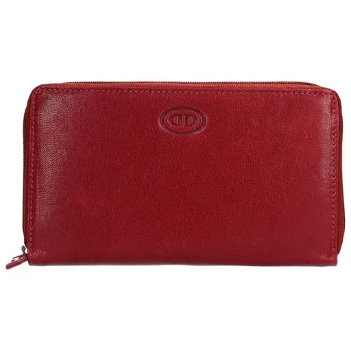 Dámská kožená peněženka DD Anekta Nikol - vínová