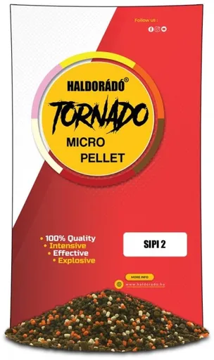 Haldorádó pelety tornado micro pellets 400 g 2 mm - sipi2 pomeranč skořice
