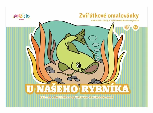 U našeho rybníka - zvířátkové omalovánky