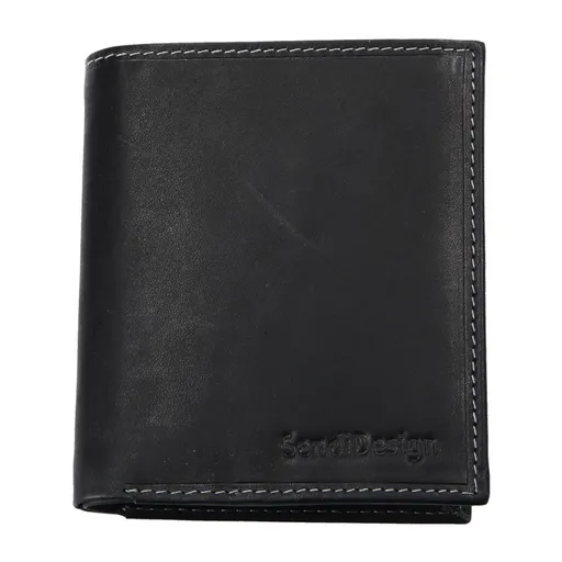 Pánská kožená peněženka SendiDesign 5758 (P) VT - černá