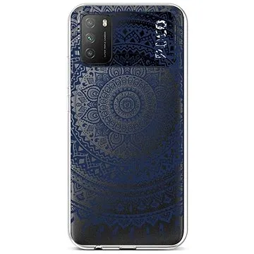 TopQ Xiaomi Poco M3 silikon Navy Mandala 60655 (Sun-60655)