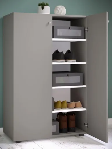 VCM Botník Lona XL 5dílný, šedý