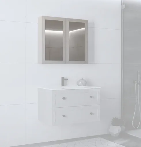 Závěsná zrcadlová skříňka TORETO 80 Halmar