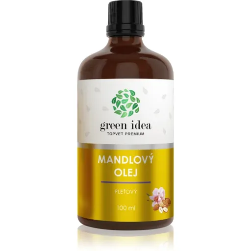 Green Idea Mandlový olej pleťový olej lisovaný za studena 100 ml