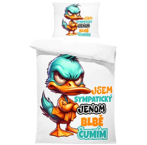 Povlečení Jsem sympatický (Rozměr : 1x140/220 + 1x90/70)