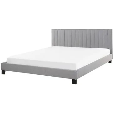 BELIANI 180 × 200 cm světle šedá POITIERS (beliani_252562)