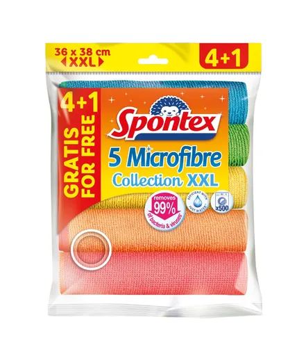 Spontex XXL utěrka z mikrovlákna 4+1 ks