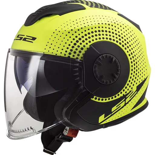 Moto přilba LS2 OF570 Verso Spin Matt Hi Vis Yellow XS (53-54)