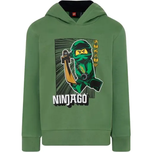 LEGO® kidswear LWSTORM 616 Chlapecká mikina, zelená, velikost