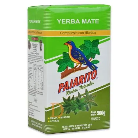 Yerba Maté Pajarito Compuesta Hierbas 500g