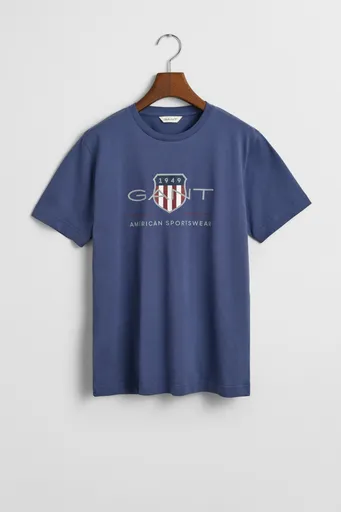 TRIČKO GANT ARCHIVE SHIELD SS T-SHIRT DUSTY NAVY