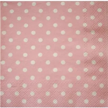 Goba ubrousky Růžové s puntíky (3400665)