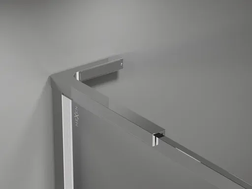 MEXEN Universální vzpěra tvaru L 10mm, 8F mm, 10Fmm  pro sklo L/P, chrom 800-07-01