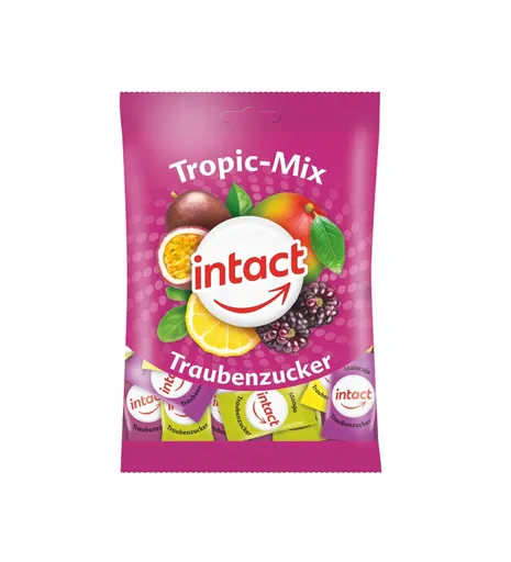 Intact Hroznový cukr Tropický mix 75 g