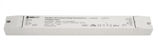 Light Impressions Deko-Light napájení (CV, DC) stmívatelné, BASIC, DIM, CV, LCP240AD-1H24V, DALI 2.0 konstantní napětí 0-10000 mA IP20 24V DC 240W 862263