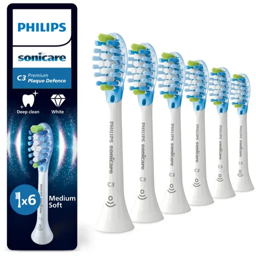 Philips Sonicare Premium Plaque Defense HX9046/87 náhradní hlavice pro zubní kartáček 6 ks