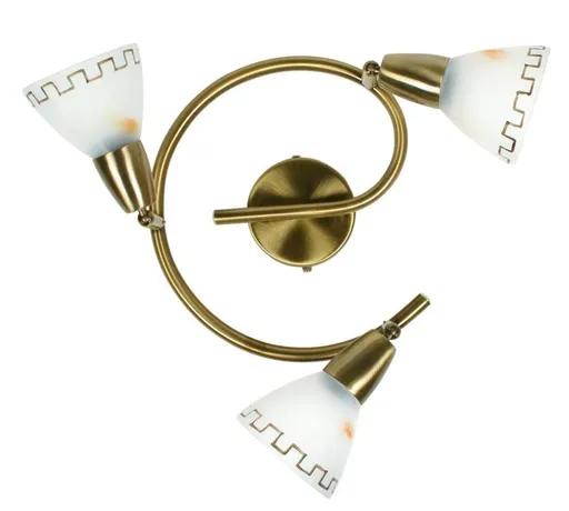 Stropní svítidlo Parnas spirála 3X40W E14 patina