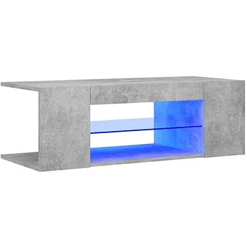 SHUMEE s LED osvětlením betonově šedý 90 × 39 × 30 cm  (804242)