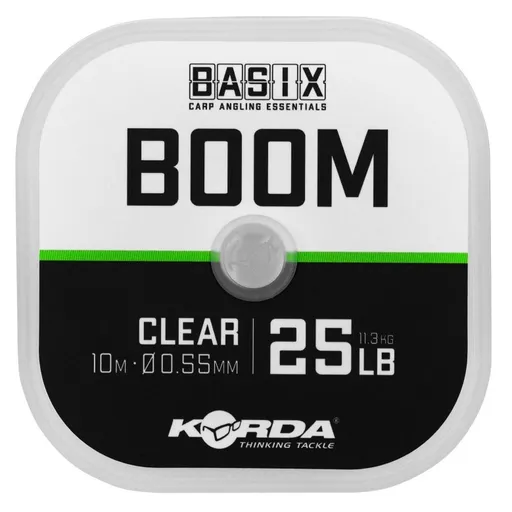 Korda fluorocarbon basix boom 10 m - 25 lb 0,55 mm