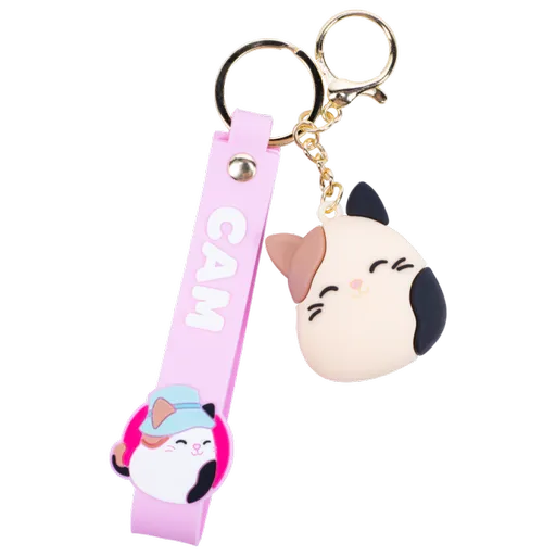 Squishmallows FIZZ Přívěsek na klíče - Kocour Cam