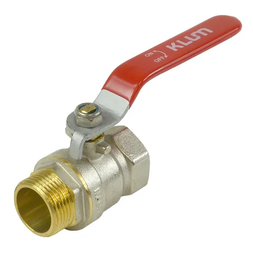 MEREO Klum Kohout kulový kovaný pákový, voda, MxF, 2" CR177D