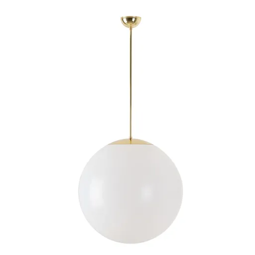 OSMONT ISI66120 ISIS P4 závěsné plastové svítidlo mosaz leštěná / bílá IP40 3000 K 41W LED DALI