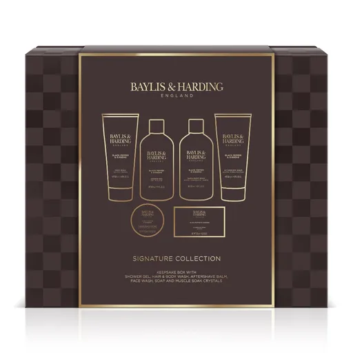 Baylis & Harding Pánská sada péče o tělo Černý pepř & Ženšen 6 ks