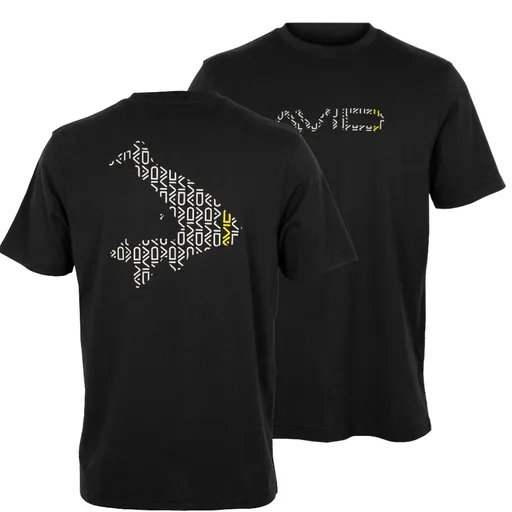 Avid carp tričko compound t-shirt black - s
