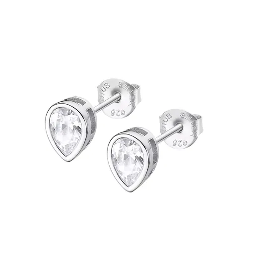 Lotus Silver Třpytivé stříbrné náušnice se zirkony LP3079-4/1