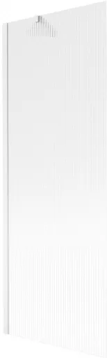 MEXEN/S Next vanová zástěna FIX 70 x 150, proužky, bílá 895-070-000-00-09-20