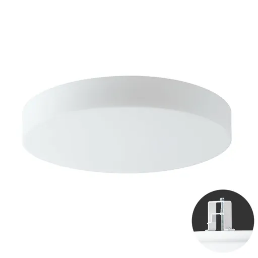 OSMONT ELS68144 ELSA V5 stropní/nástěnné skleněné polovestavné svítidlo bílá IP44 3000 K 26W LED HF