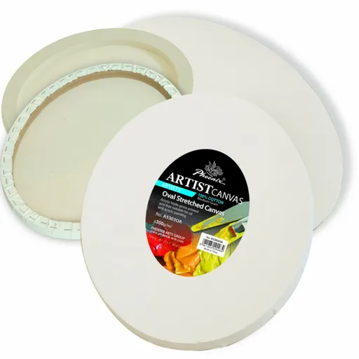Oválné plátno napnuté – 24x30cm
