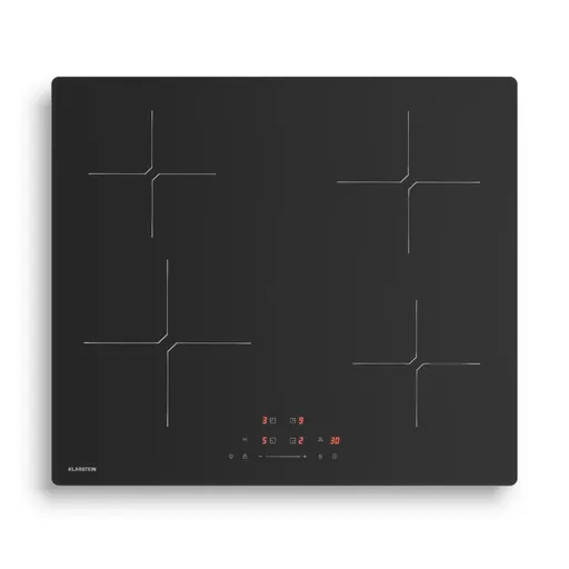 Klarstein Indukční varná deska PowerGlide | povrch odolný proti poškrábání | 4 varné zóny | 7400 W | 60 cm