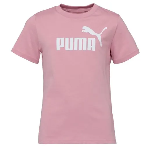 Puma ESSENTIALS NO. 1 LOGO TEE G Dívčí triko, růžová, velikost