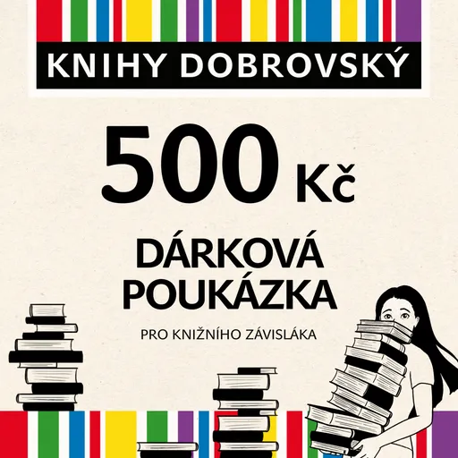 Elektronická dárková poukázka pro knižního závisláka 500 Kč