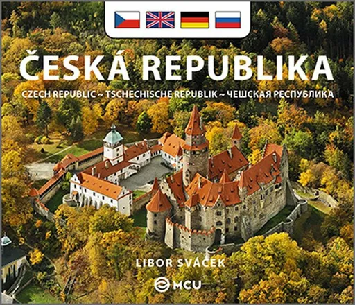 Česká republika - malá/česky, anglicky, německy, rusky (poškozená) - Libor Sváček