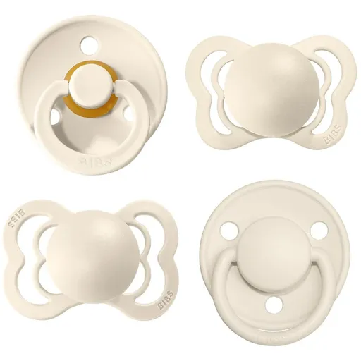 BIBS Try-It Size 1: 0+ months sada pro děti od narození Ivory