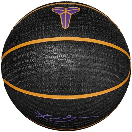 Nike PLAYGROUND 8P K BRYANT DEFLATED Basketbalový míč, černá, velikost