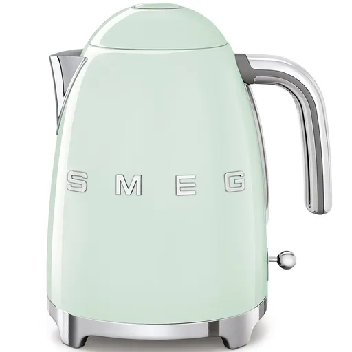 Smeg KLF03PGEU rychlovarná konvice, 1, 7 l (7 šálků), 2400 W, styl 50. let, pastelově zelená