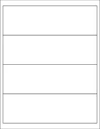 Samolepicí etikety R0100.5473.A, 190 x 58 mm, 5 etiket, A4, 100 listů