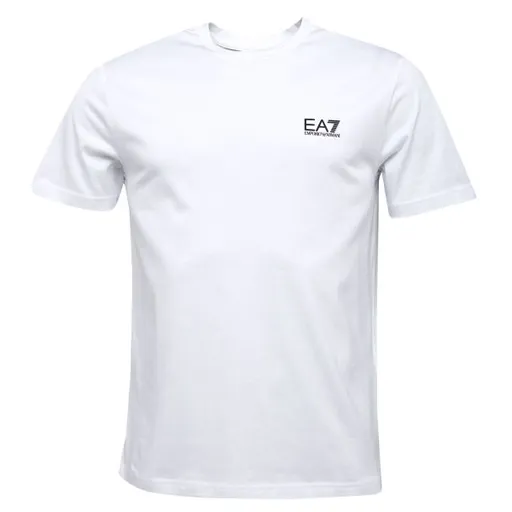 EA7 CORE ID Pánské tričko, bílá, velikost