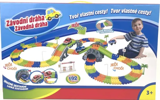 Variabilní dráha 192 dílů s tunelem