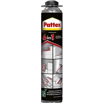 PATTEX  6v1 pistolová PU pěna 750 ml (9000101134339)