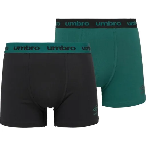 Umbro BOXER SHORT 2 PACK Pánské boxerky, černá, velikost