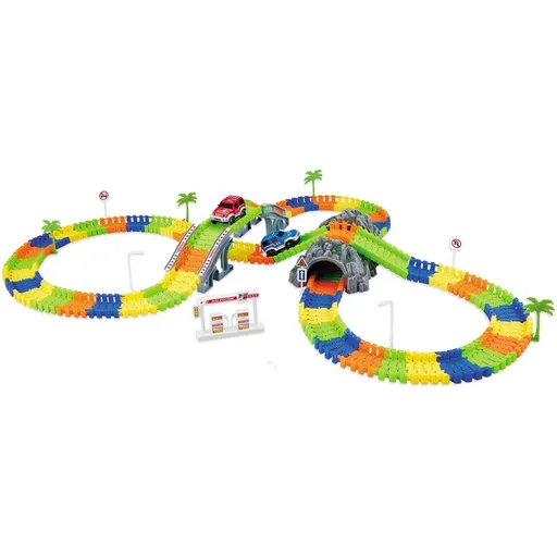 Alltoys Variabilní dráha 192 dílů s tunelem (290)